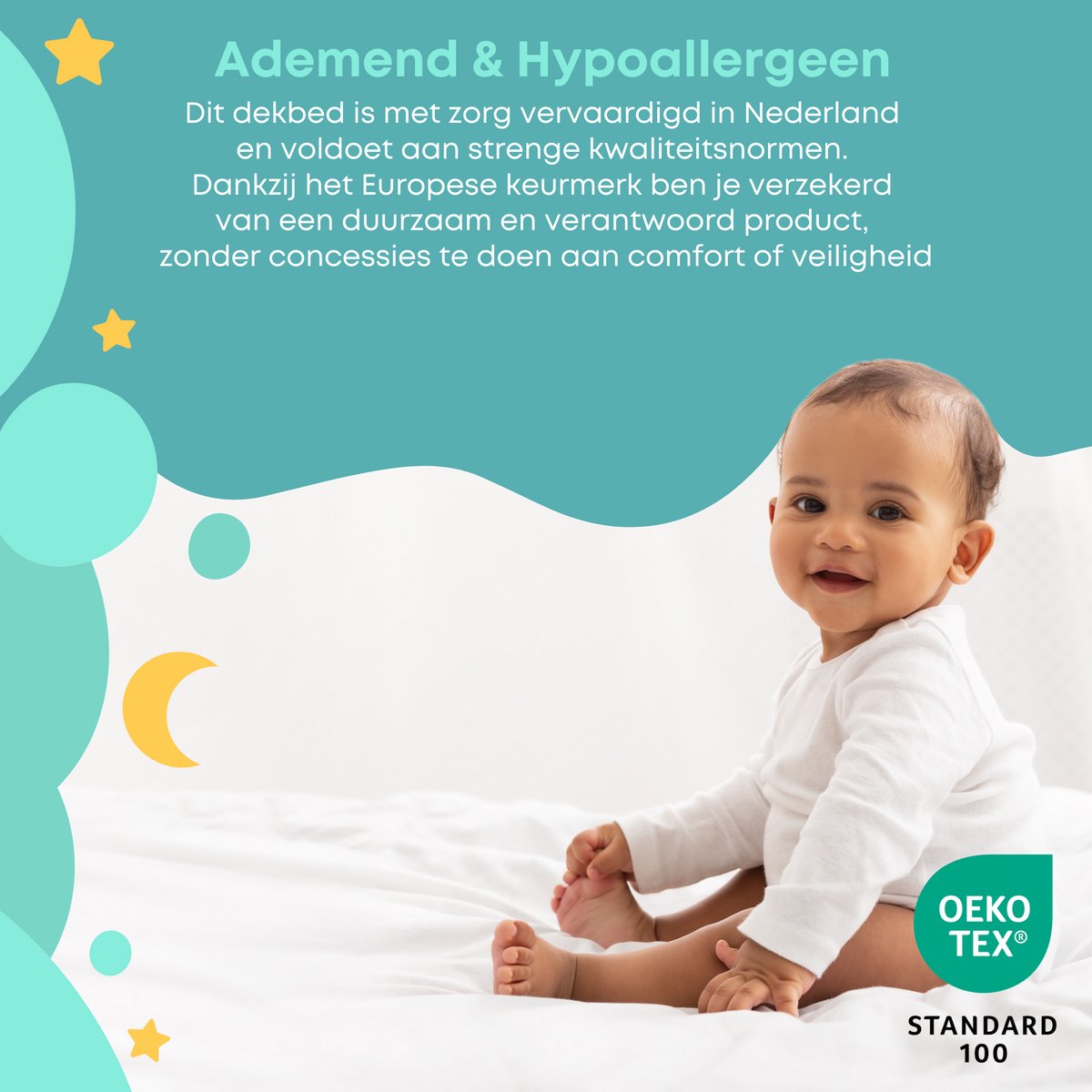 Peuter Dekbed 4 Seizoenen 100x135 cm - Kinderdekbed thumbnail 3