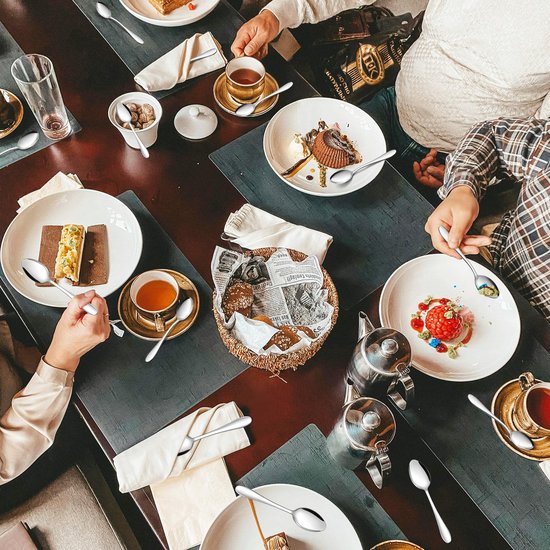 Ensemble de petites cuillères en acier inoxydable Inovra ® pour la maison, le restaurant et l'hôtel