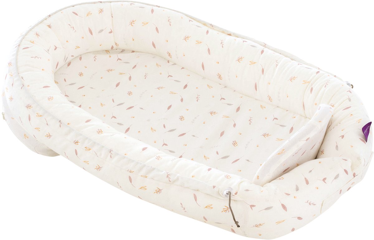 Träumeland Home Premium Babynestje - Nature Love Rose