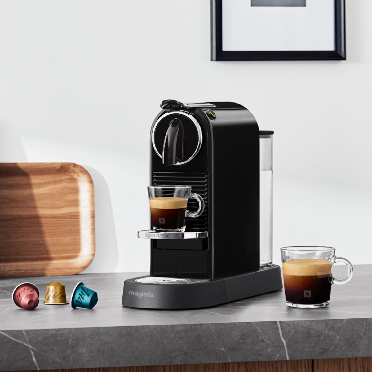 De'Longhi Nespresso Citiz EN167.B - Koffiecupmachine - Zwart thumbnail 7
