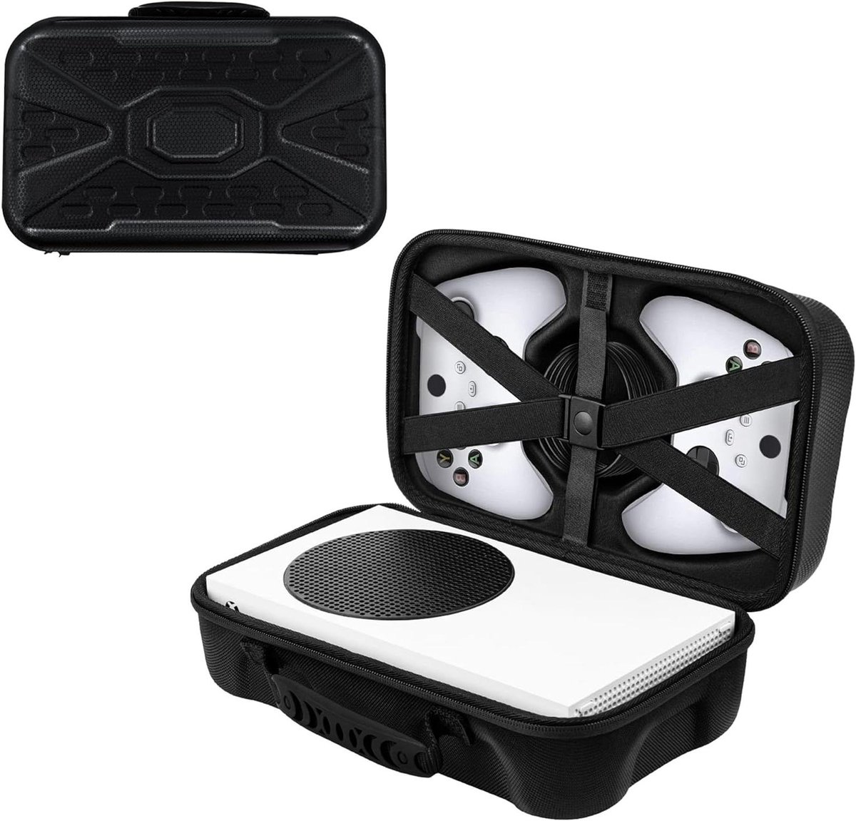 Opbergtas voor Xbox Series S - Hardcase voor Controller en Accessoires - Zwart