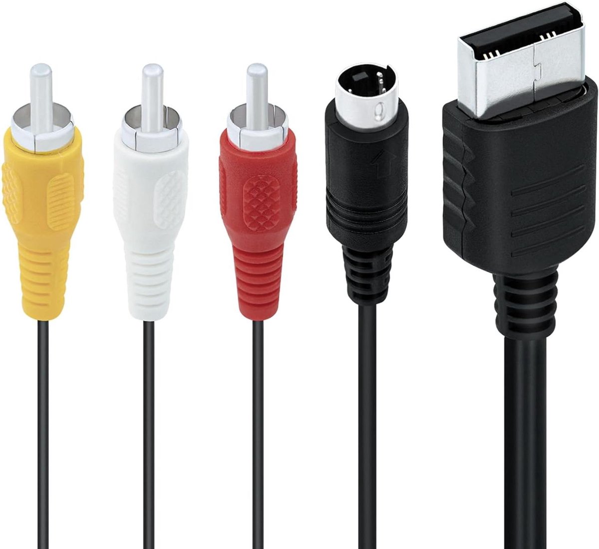 S Video RCA Audio Video Cable for Sega Dreamcast by Gam3Gear
