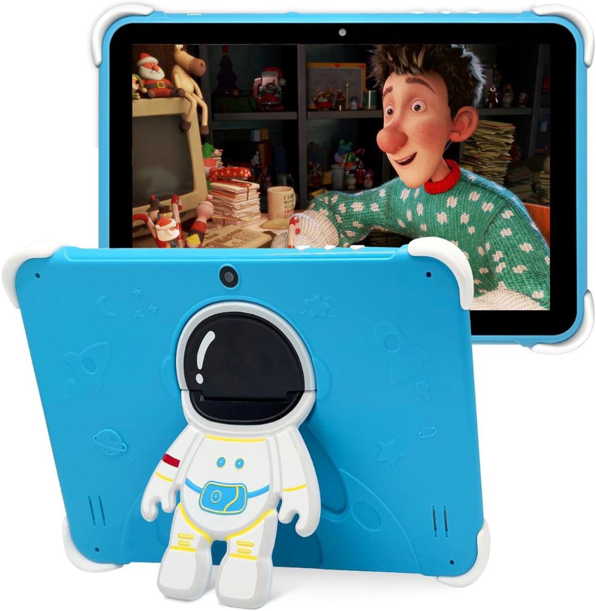 VELTRR® Kindertablet Vanaf 3 Jaar - Tablet Kinderen - Kinderspeelgoed - Blauw