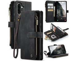 CaseMe Hoesje - Geschikt voor Samsung Galaxy A56 Hoesje - CaseMe C30 Book Case met Portemonnee - Zwart