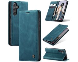 CaseMe Hoesje - Geschikt voor Samsung Galaxy A56 Hoesje - CaseMe 013 Book Case - Blauw