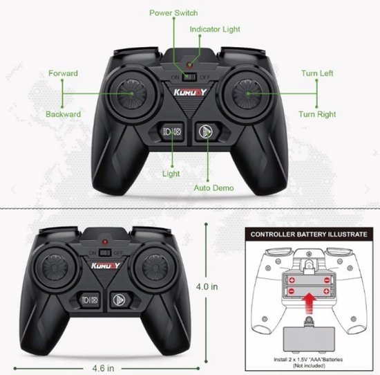 Tracteur télécommandé avec fourche à palette et Liserés larges – Échelle 1:24