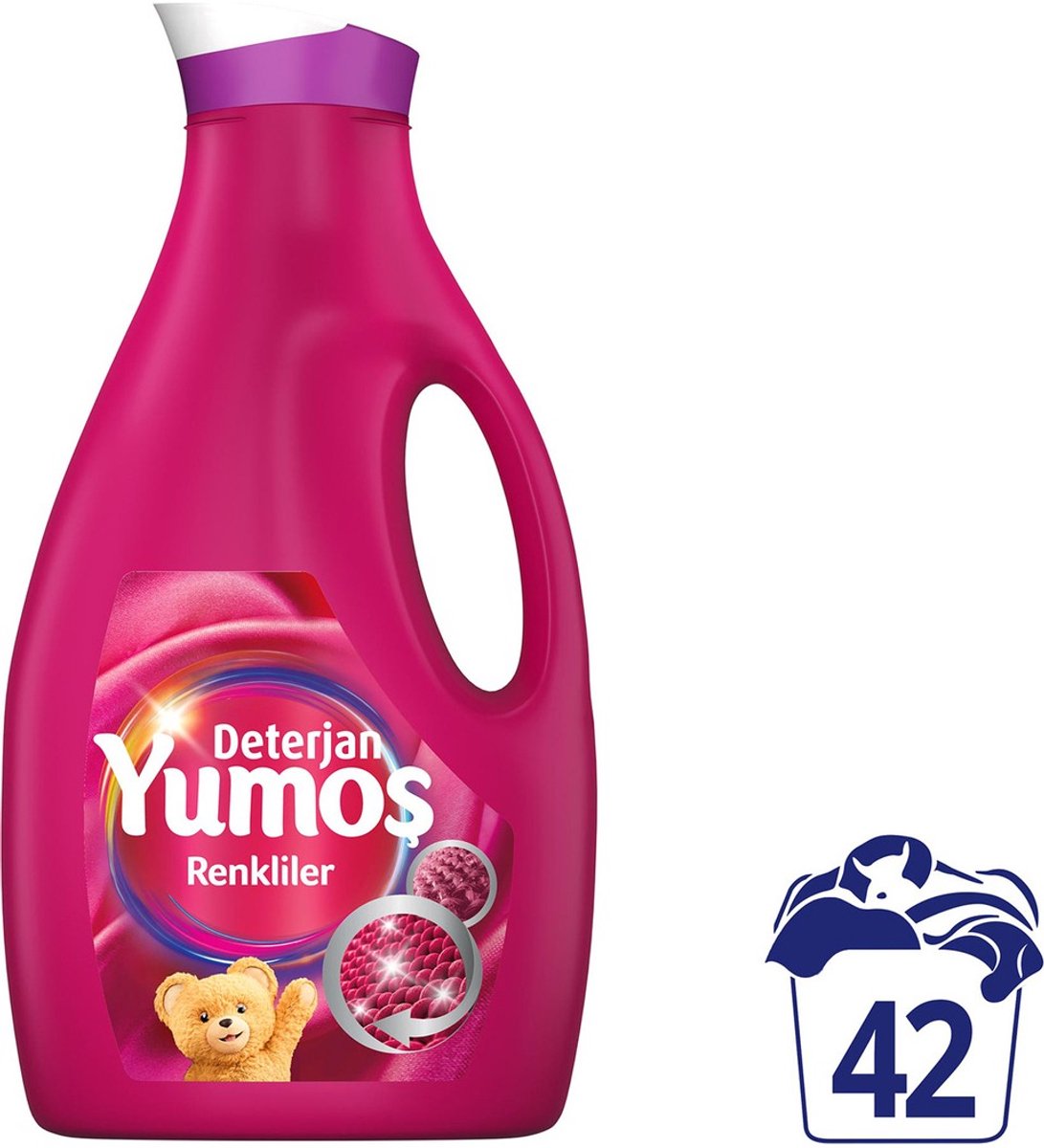 Yumoş Vloeibaar Wasmiddel Verfrissende Verzorging voor Gekleurde Was 2520 ml 42 Wasbeurten