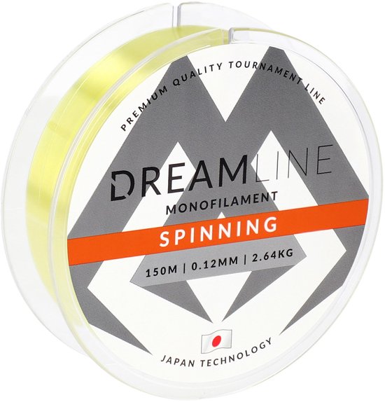 VISLIJN - Mikado Lijn - Dreamline - Spinning - 0,20mm/4,93kg/150m - Geel - Monofilament - Japan Technology van Mikado — afbeelding 2