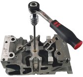 Wurth - Taraud profond extra long - Taraud avec collier de serrage réglable, extra long Pour réparer et nettoyer le filetage des colliers de serrage réglables des injecteurs en profondeur dans la culasse x 1 pièce Longueur 160 mm