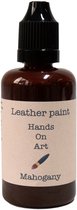 MGM Trading® - Hands on art - Peinture cuir - Peinture pour surfaces en cuir - 20 ml - Acajou