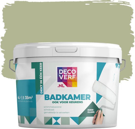 Decoverf peinture de salle de bain vert tilleul, 4L