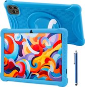ATouch Kindertablet Tab 10 Plus – Kindertablet Vanaf 3 jaar – Kindertablets 2025 Model – 10 Inch Kids Tablet – Android 14 – Kinder Tablet – Inclusief 64GB+64SD & Screenprotector - Blauw