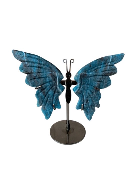 Stones & Bones® Blauwe Apatiet vlinder