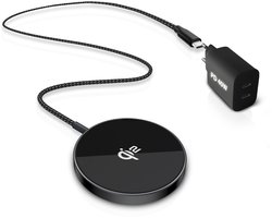 Qi2 Draadloze Oplader + usb C Adapter 2 Poorten - 40w - Geschikt voor MagSafe, iPhone 16, 15, 14, 13, 12 Pro Max Plus Mini - Snellader