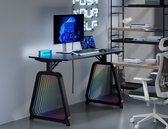 Bol.com UNIEK Gaming Bureau Ledverlichting | 136x60x75 | Cup en Headsethouder | Lightning Control | Stevige Basis | Smooth Tafel... aanbieding
