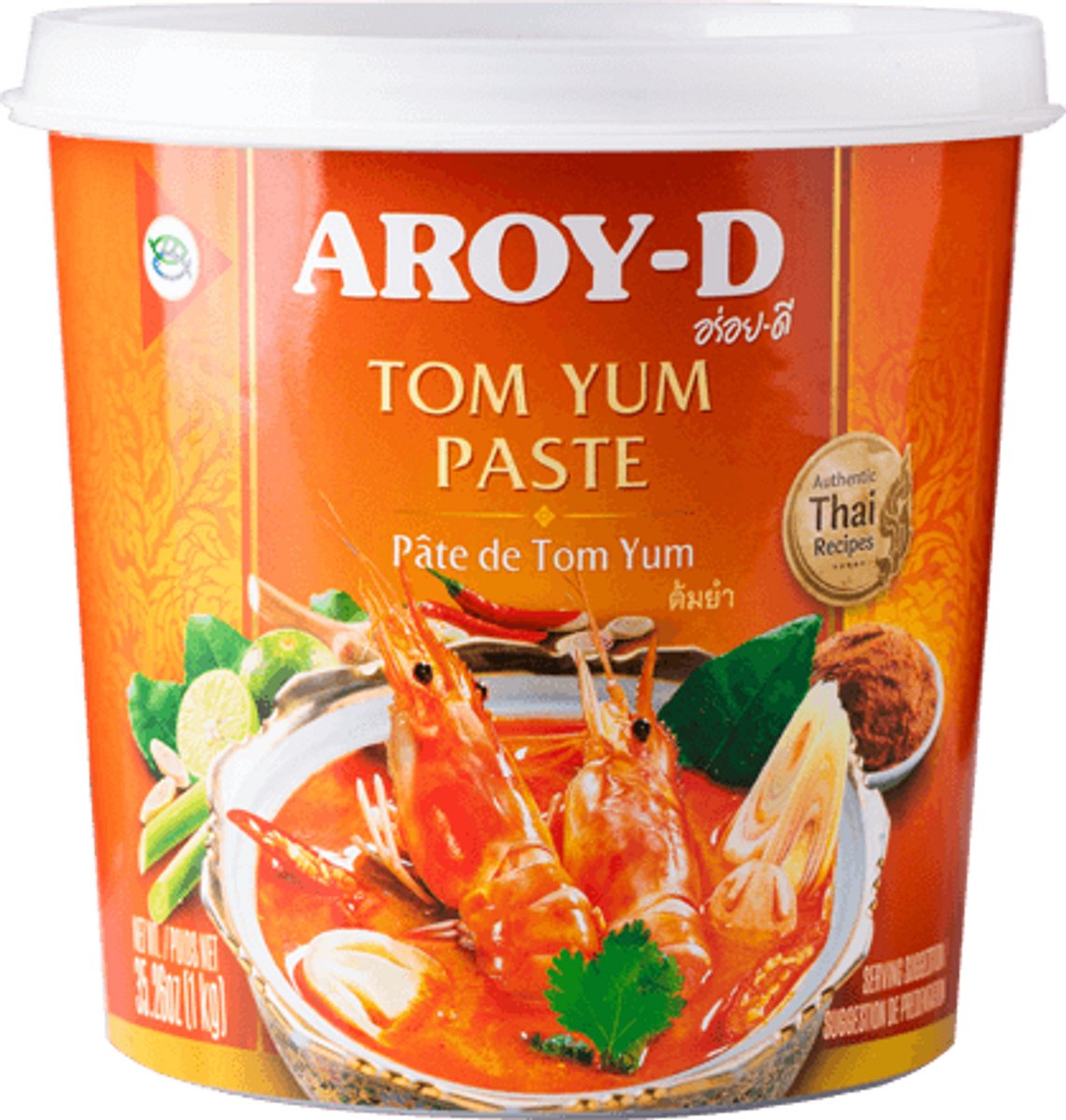Aroy-D | Tom Yum curry pasta | 400 gram | Tom Yum | pittig zuur zout | authentiek Thais