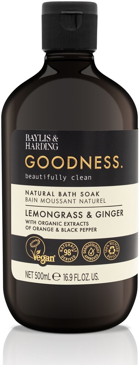 Goedkoopste Baylis & Harding Bath soak lemongrass & ginger 500 Milliliter