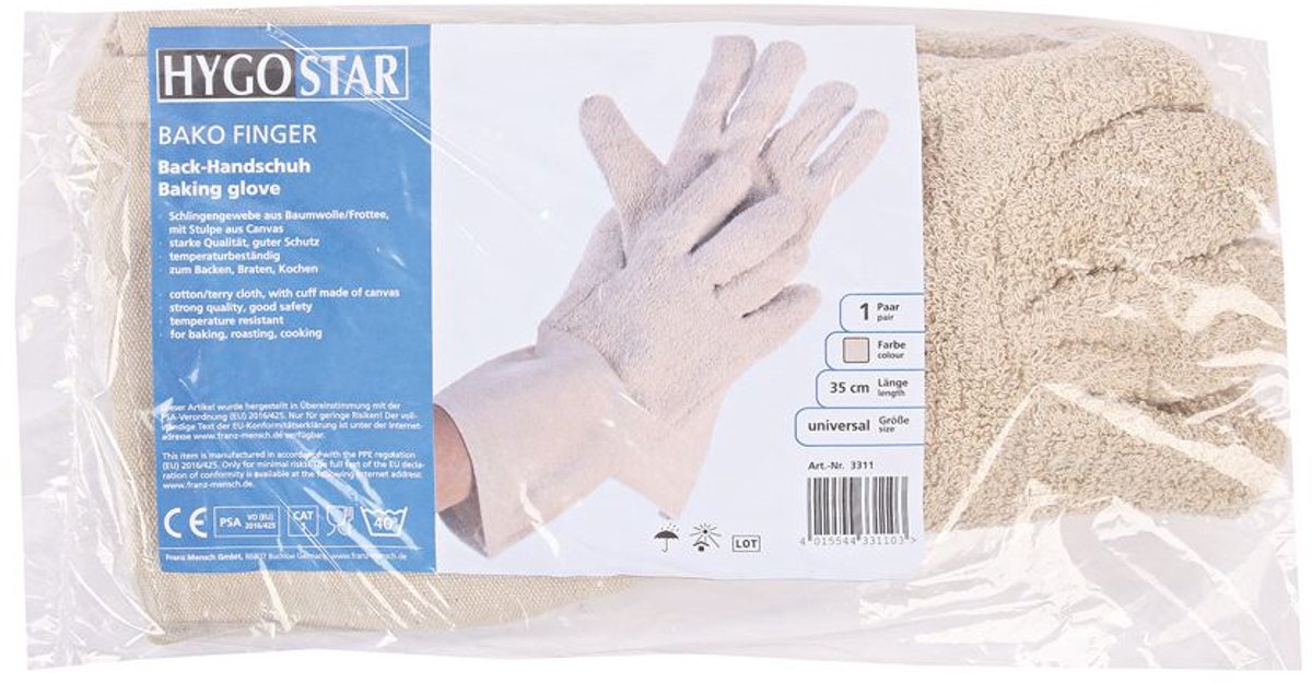 Hygostar - Ovenwanten - Ovenhandschoenen - Bakhandschoenen per paar