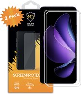 Lot de 2 Protecteurs d'écran Oppo Reno13 - Économiseurs d'écran compatibles avec les coques MobyDefend - Glas trempé - Plaques de verre Convient pour : Oppo Reno13