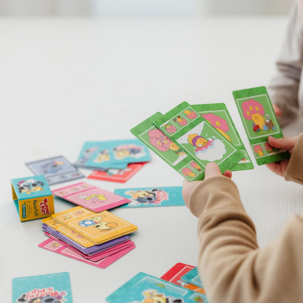 Woezel & Pip kwartet - educatief spel cadeautip - 32 kaarten, 8 kwartetten - vanaf 3 jaar - Bambolino Toys — afbeelding 9