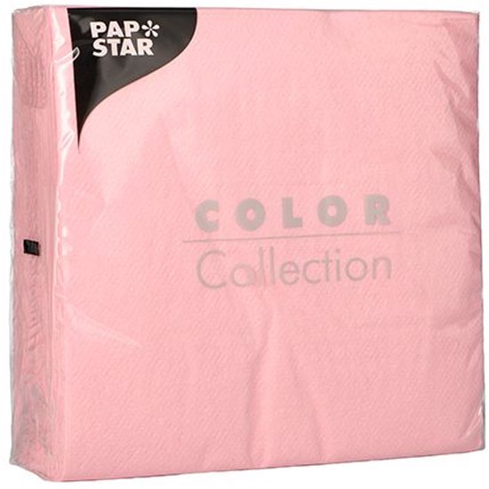 100 x Serviettes de table en papier 33cm 1 épaisseur Ecolabel Rose Respectueux de l'environnement bio recyclé barbecue | piquenique | fête |