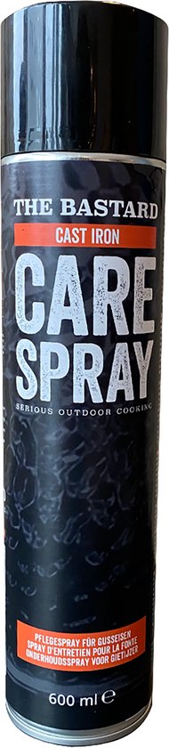 The Bastard Cast Iron Care Spray 600 ml - Huile pour fonte - Spray d'entretien fonte