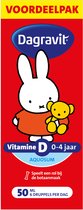 Dagravit Kids Vitamine D Aquosum Voordeelverpakking - Vitamine D speelt een rol bij de botaanmaak - Nijntje - 50 ml