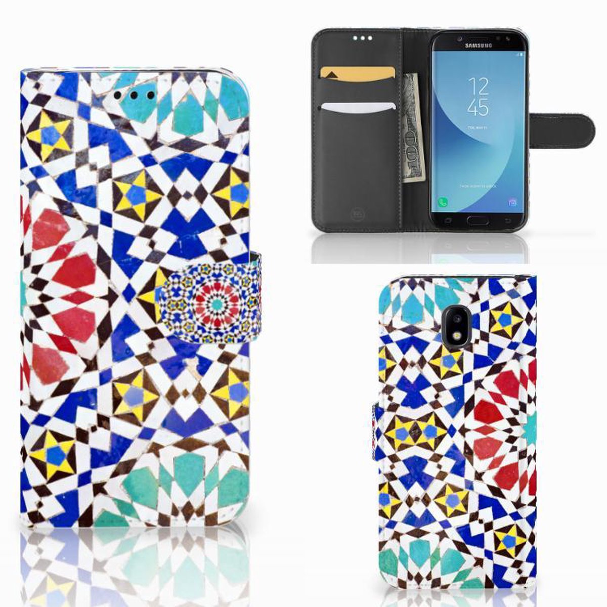 Boekhoesje voor Samsung Galaxy A30 Bookcase Mozaïek