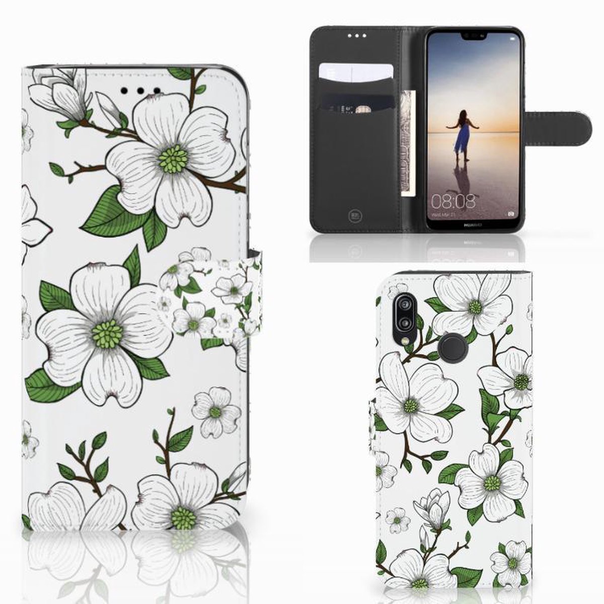 Samsung Galaxy A30 Hoesje Dogwood Flowers