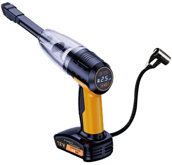 12 v Autoband Inflator Draagbare Vier-in-een Lucht... - Grandado 12 v Autoband Inflator Draagbare Vier-in-een Lucht... - Grandado