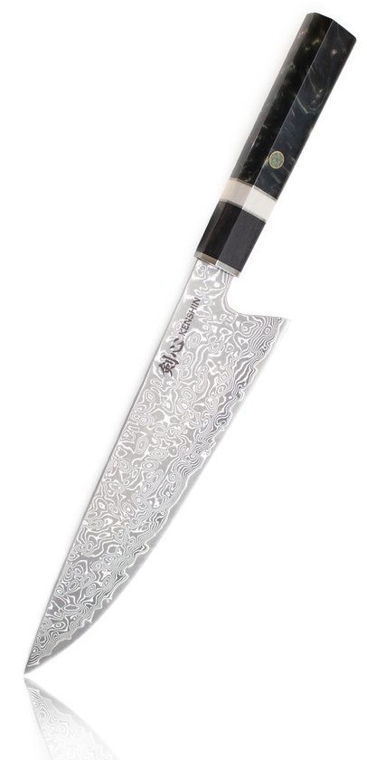 Kenshin Chef Knife – 67 laags damascus staal – Professioneel Damascus Koksmes – Japans Koksmes