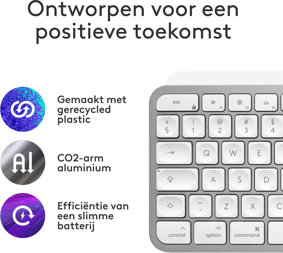 Logitech MX Keys S voor Mac - Toetsenbord thumbnail 6