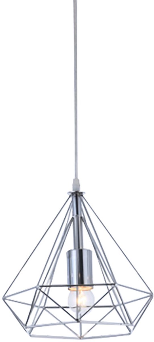 SensaHome MD85975-1 Hanglamp - Metalen Plafondlamp - 15x15x20cm - E27 Fitting - Exclusief Lichtbron