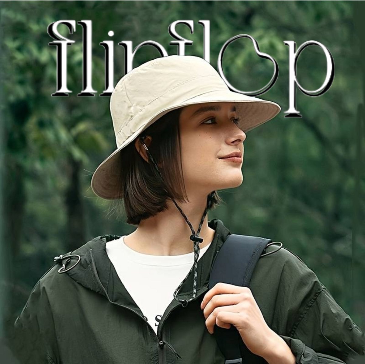 Flipflop Club® Waterproof Bucket Hat | Oranje Vissershoedje | Packable | UV Bescherming | Accessoires voor festival | Regen Hoedje | Vissershoed | Unisex | Visser Cap | Sun Hat | Zonnehoedje | Safari Hoed | Kamperen | Camping | Koningsdag | EK | WK — afbeelding 2