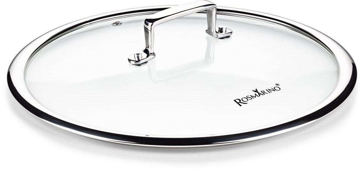Rosmarino HexaPRO Pannendeksel - Pannen - Koekenpan - Wokpan - Panndendeksel 28 cm - Glazen Deksel 28 cm