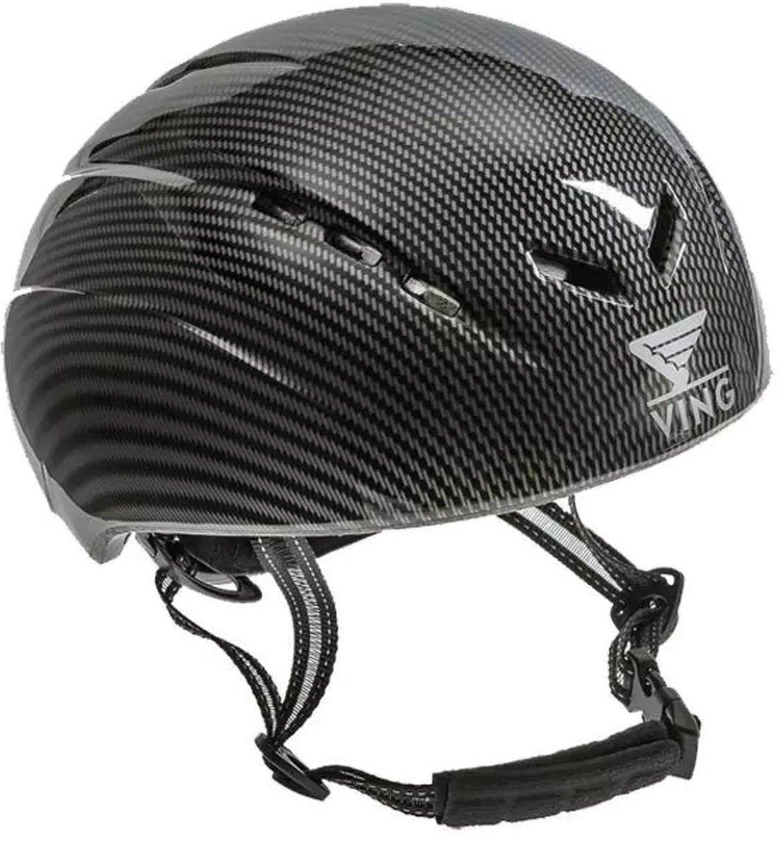 Zandstra schaatshelm carbon zwart maat S/M ( 54 - 58cm )
