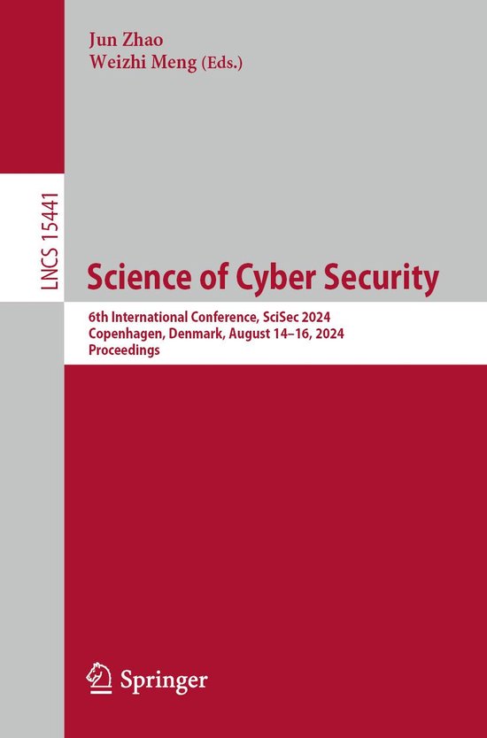 Springer Nature Proceedings Computer Science - Science of Cy ... - cover