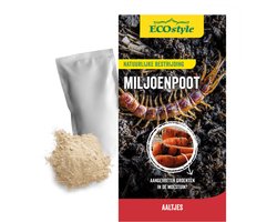 ECOstyle 10 mln Aaltjes FC tegen Miljoenpoot - Bestrijdingsmiddel - Natuurlijk & Biologisch - Tegen Vraatschade aan Groeten en Kruiden - Toepasbaar van April t/m Oktober - Werken 24 uur per Dag - 60 m2