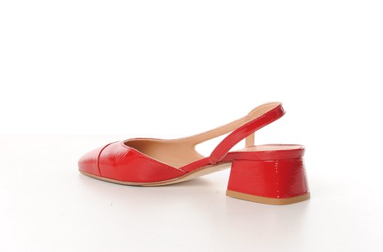 Escarpins Maury Barbara en cuir verni rouge pour femme