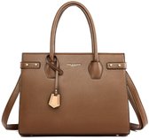 Damestas - Handtas - Casual tas - 11.6 inch - Weekendtas - Schoudertas - Design tas - Tas - Camel