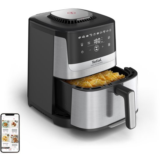 Tefal Easy Fry Silence Deluxe Airfryer 5L Zwart - Tefal - €139,00