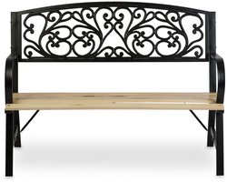 Tuinbank met rugleuning 122 x 88,5 x 55,5 cm Ivy bank