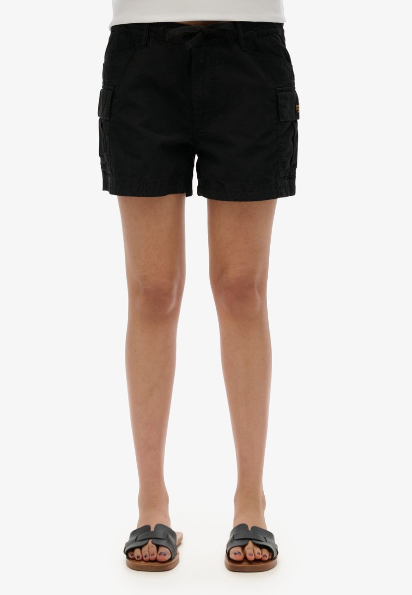 Superdry Hot cargoshort Dames Korte broeken Zwart