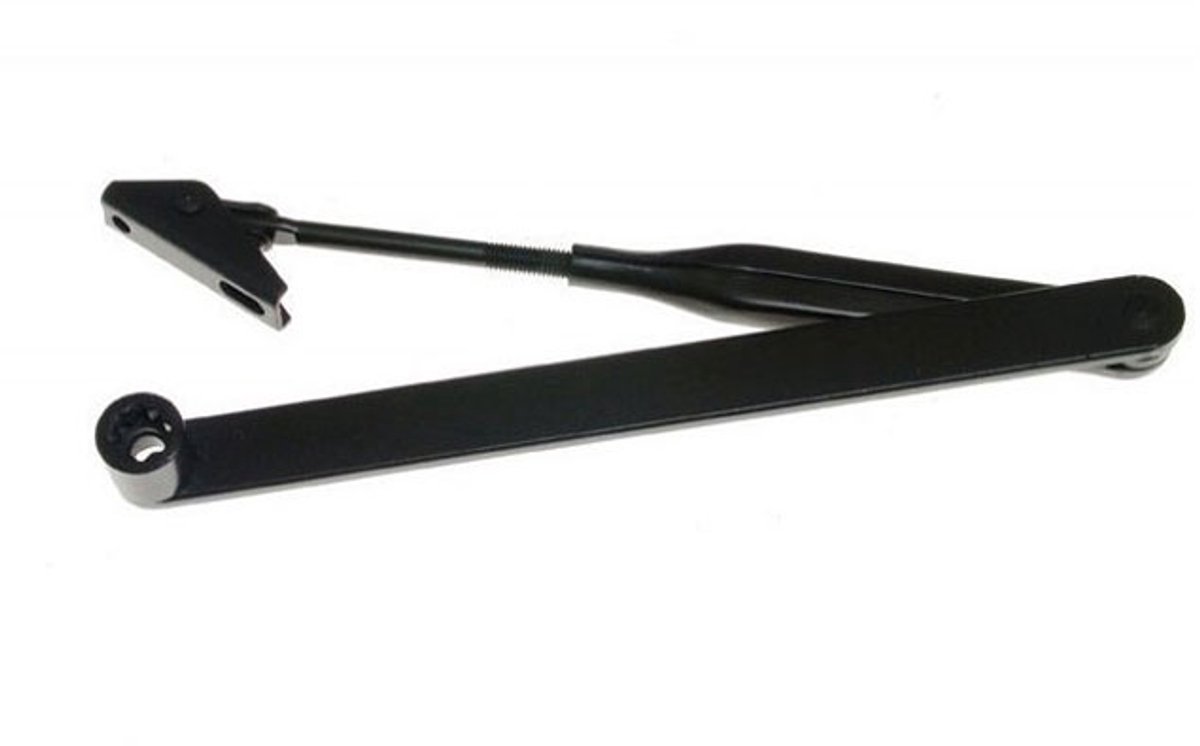 DORMA VLAKKE SCHAARARM ZWART RAL 9005 DEURDRANGER TS73V / 83