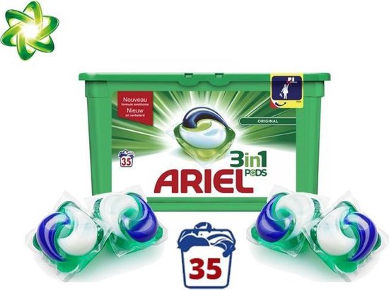 Ariel 3in1 Pods Regular - 35 Wasbeurten - Wasmiddel Capsules