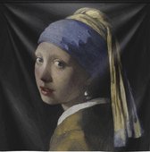 MondiArt - Wanddecoratie Girl with the Pearl - 136 x 136