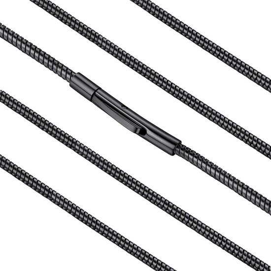 Casisto.J Leather bracelet for men - Stainless steel - Braided