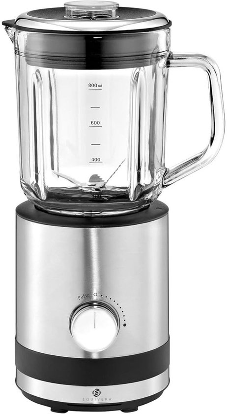 OTE Mixer, smoothies blender, roestvrijstalen behuizing en 400 ml dik borosilicaatglasdesign, blender, 20.000 omw/min, draagbare mixer met 4 messen OTE Mixer, smoothies blender, roestvrijstalen behuizing en 400 ml dik borosilicaatglasdesign, blender, 20.000 omw/min, draagbare mixer met 4 messen