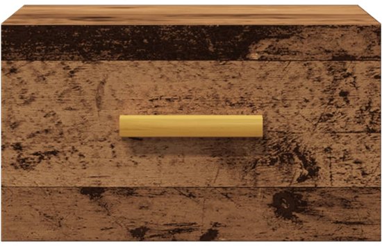 vidaXL Table de chevet - Fixation murale - 35x35x20 cm