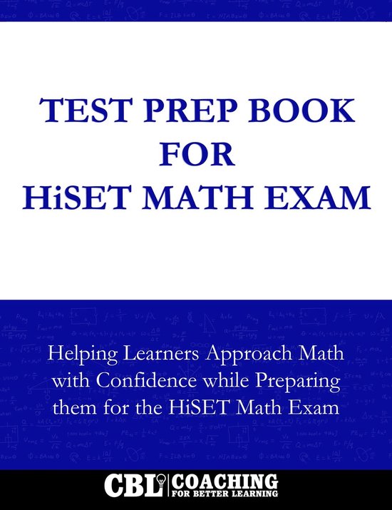 Test Prep Book For HiSET Math Exam - cover